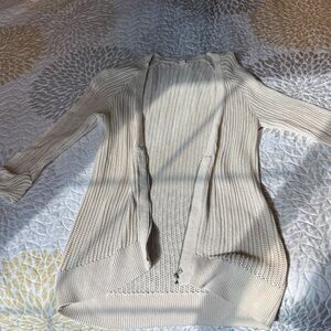 Silence + Noise Cream Knit Cardigan